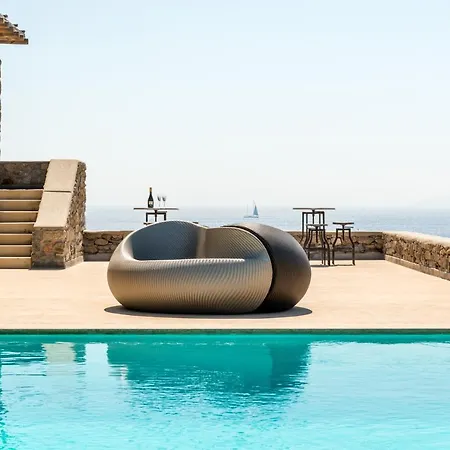 Newly Built Spectacular Sunset At St. John, Mykonos Agios Ioannis Diakoftis