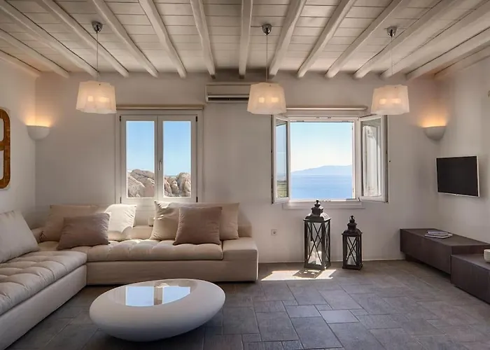 Newly Built Spectacular Sunset At St. John, Mykonos 빌라