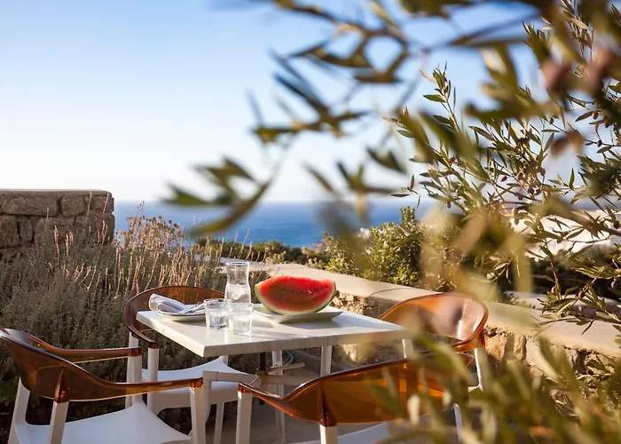 Newly Built Spectacular Sunset At St. John, Mykonos 빌라 Agios Ioannis Diakoftis