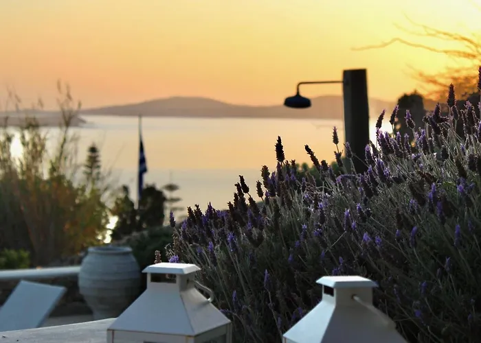 Newly Built Spectacular Sunset At St. John, Mykonos 빌라 *