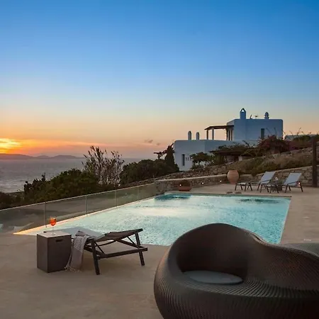 Newly Built Spectacular Sunset At St. John, Mykonos 빌라 *