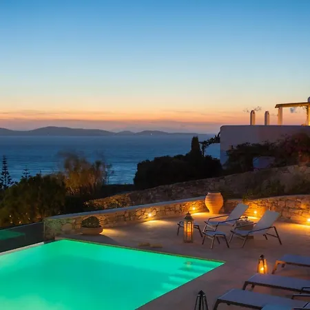 Newly Built Spectacular Sunset At St. John, Mykonos Villa *