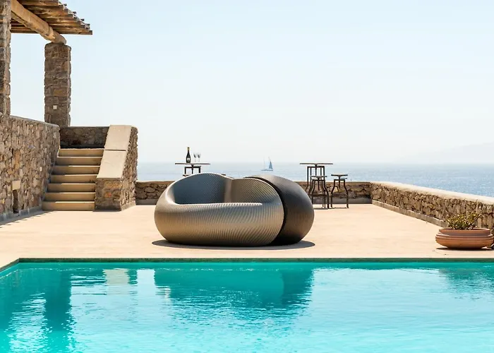 Newly Built Spectacular Sunset At St. John, Mykonos Agios Ioannis Diakoftis