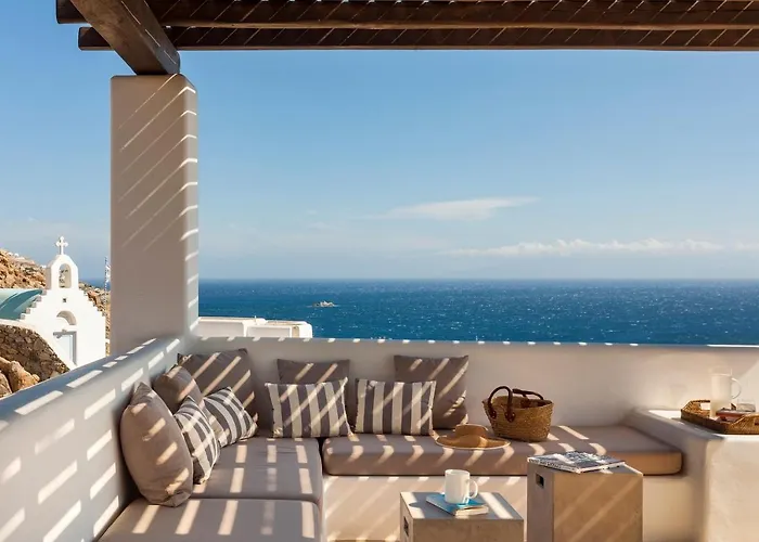 Newly Built Spectacular Sunset At St. John, Mykonos *