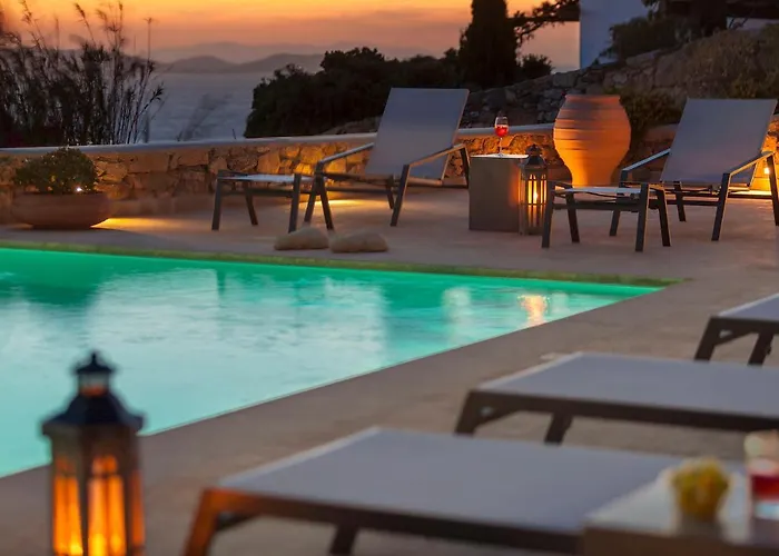 וילה Newly Built Spectacular Sunset At St. John, Mykonos *