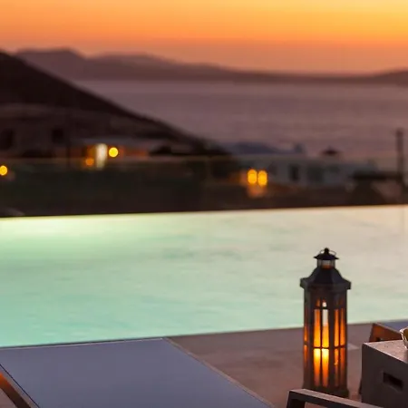 Newly Built Spectacular Sunset At St. John, Mykonos Agios Ioannis Diakoftis