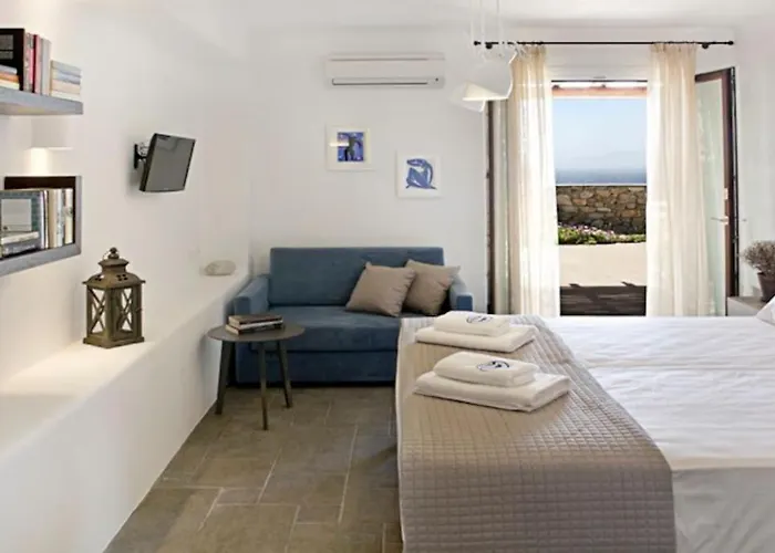 Newly Built Spectacular Sunset At St. John, Mykonos * Agios Ioannis Diakoftis